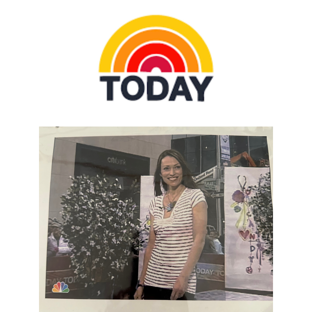 Michelle DaRin on the TODAY Show plaza in New York City