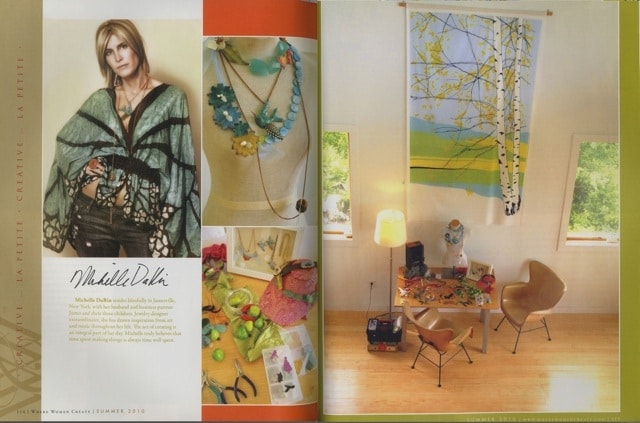 Studio and jewelry feature in Where Women Create, Summer 2010